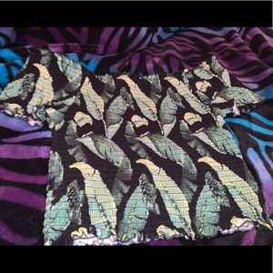 Off the shoulder crop top